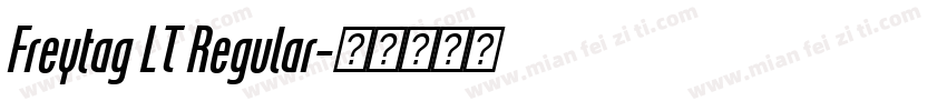 Freytag LT Regular字体转换